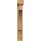 Ekena Millwork Balboa Block Rough Sawn Bracket w/ Offset Brace, Western Red Cedar, 6"W x 32"D x 44"H BKT0604X32X44BOA05RWR - alternate 3